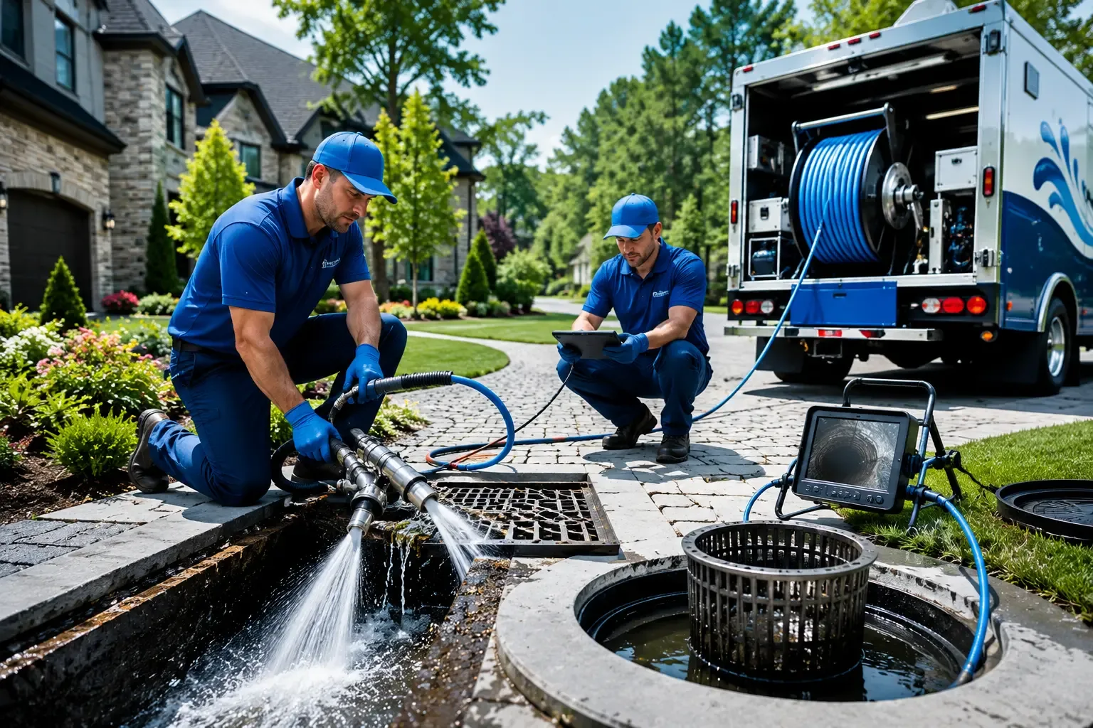 Local outdoor drain cleaning professionals in New Athens, OH